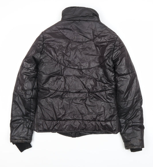 Unisex Adults UK Size M Kappa Black Puffer Jacket