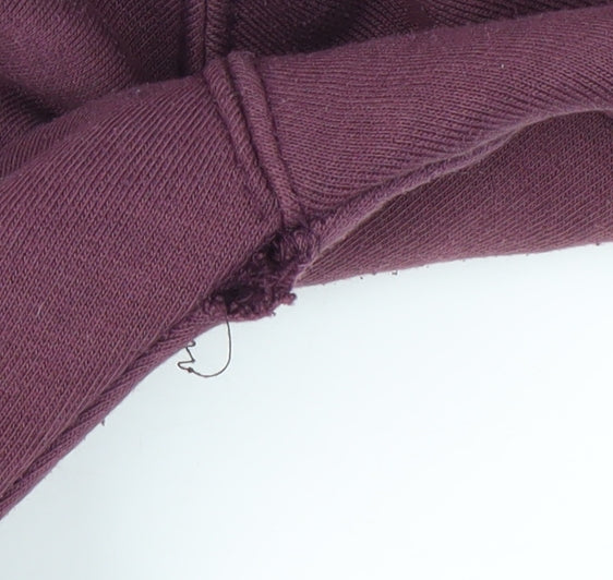 Lady Fit Purple Full Zip Hoodie - Women M/L