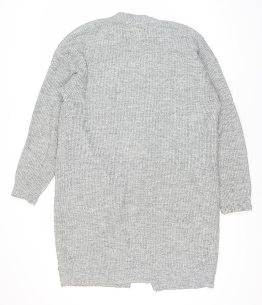 Womens UK Size S New Look Grey Cardigan Jumper