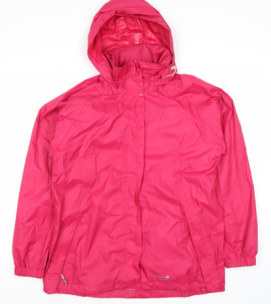 Womens UK Size 12 Regatta Pink Rain Coat