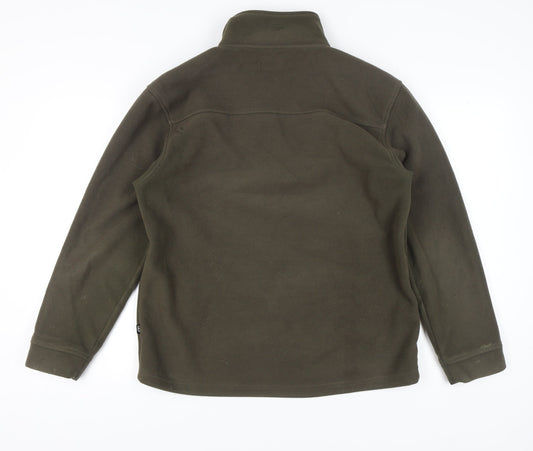 Active Sportswear Men's Green Fleece Jacket M