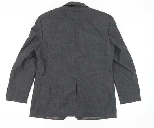Mens UK Size 44 Burton Regular Grey Suit Jacket