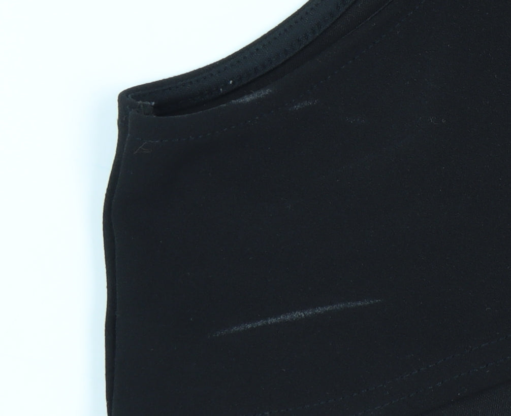 PRETTYLITTLETHING Women's Black Slim Tank UK 10, Casual Summer