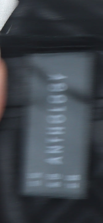 Anthology Women's Black Geometric Blouse Sleeveless UK 18