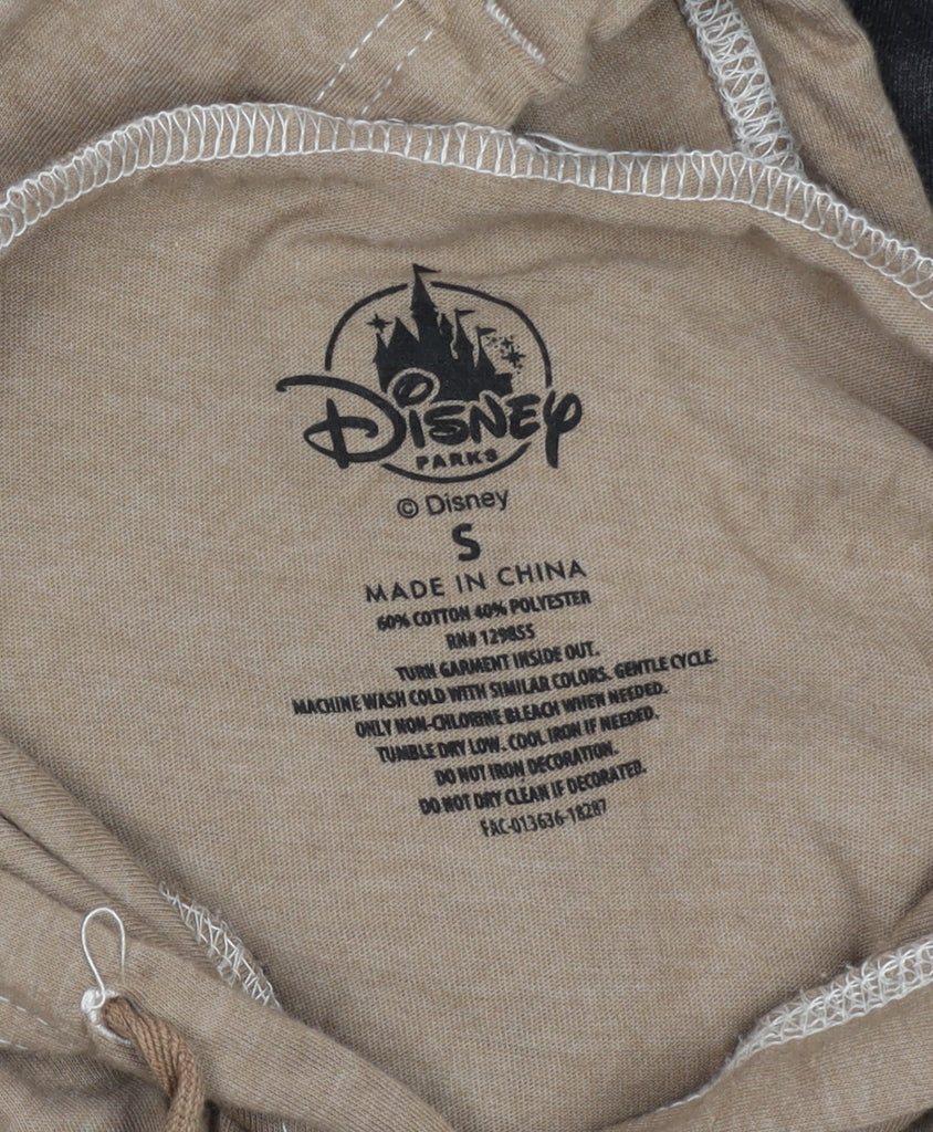 Womens UK Size S Disney Brown Pullover Hoodie