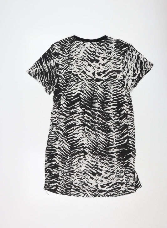 PrettyLittleThing Women's Black T-Shirt Dress, Size 10