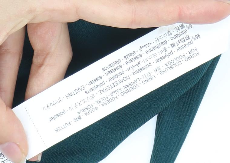 Pull & Bear Women's Green A-Line Halter Dress XL