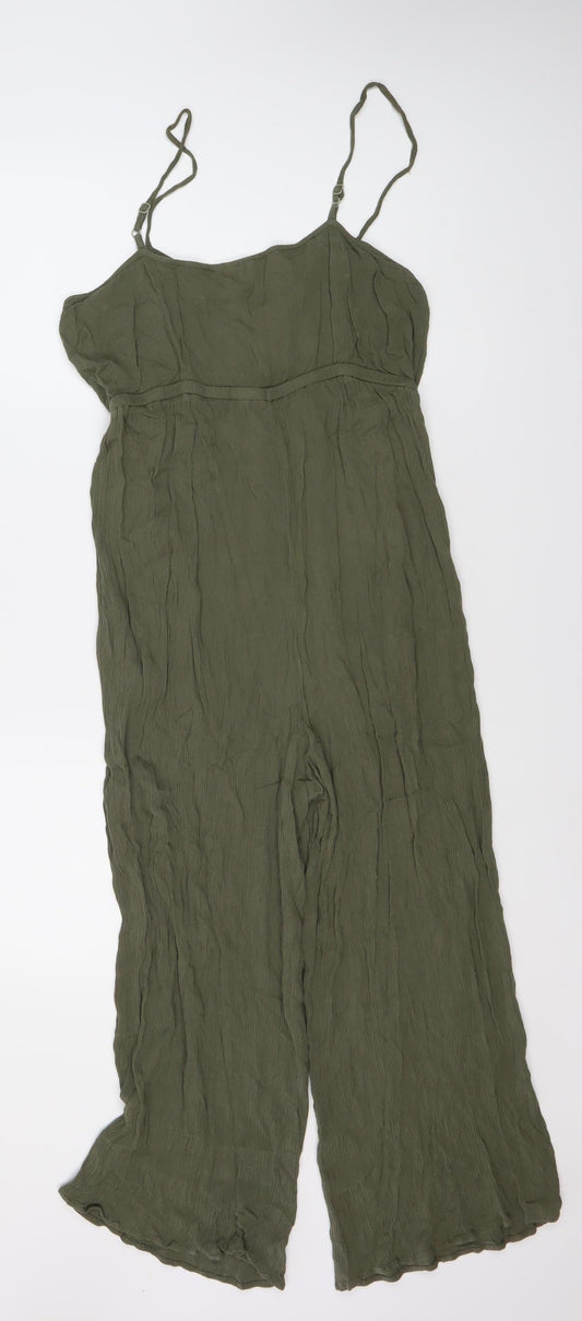 Womens UK Size 14 ASOS One-Piece Green Jumpsuit