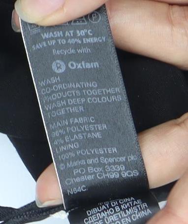 Marks and Spencer Women's Black Trumpet Skirt Size 16