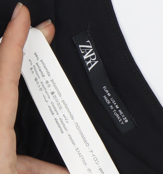 Zara Women's Black Sleeveless Bodysuit XS Slim