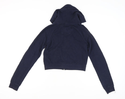 Abercrombie & Fitch Women's Blue Full Zip Hoodie, M