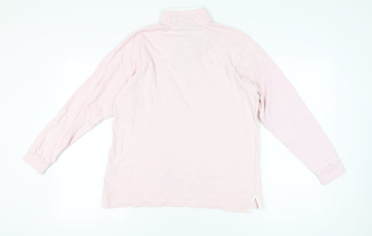 Cotton Traders Women's Pink Pullover Sweatshirt Size S