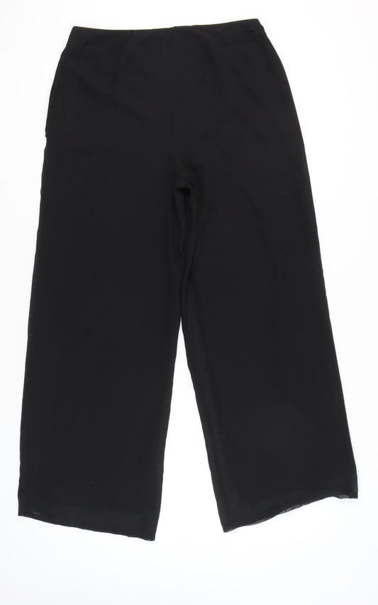 David Emanuel Women's Black Culottes Size 12