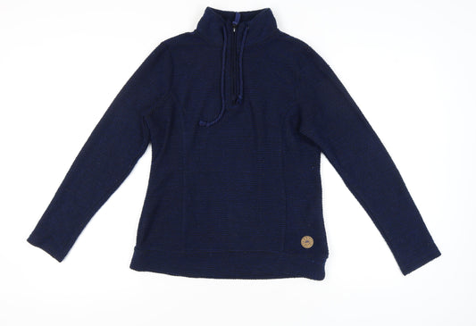 Womens UK Size 10 Crane Blue Pullover Sweatshirt