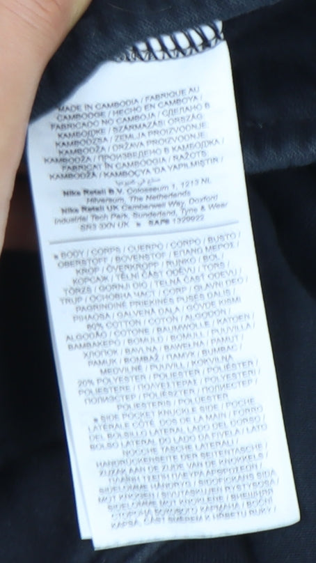 Nike Men's Black XL Cargo Trousers - Sporty Style