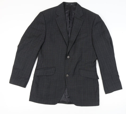 Mens UK Size 38 Austin Reed Regular Grey Suit Jacket