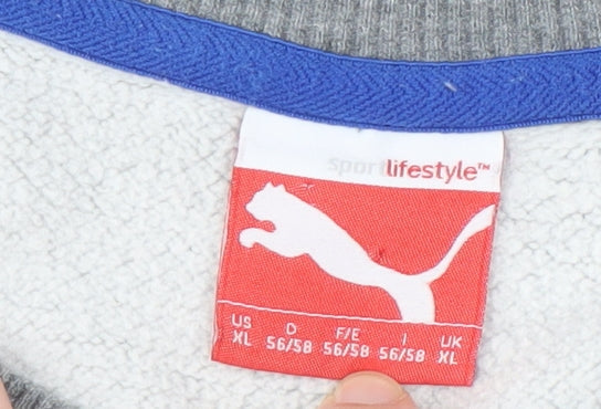 Mens UK Size XL PUMA Grey Pullover Sweatshirt
