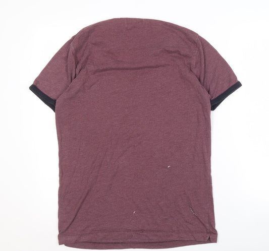Mens UK Size L French Connection Purple T-Shirt