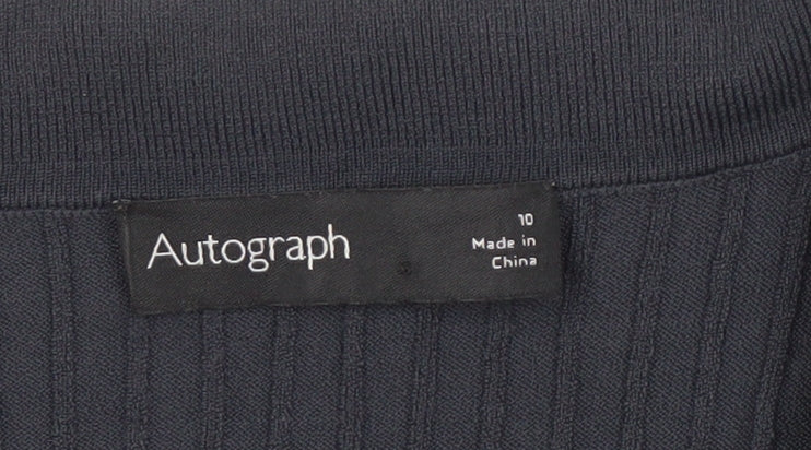 Womens UK Size 10 Marks and Spencer Black Polo
