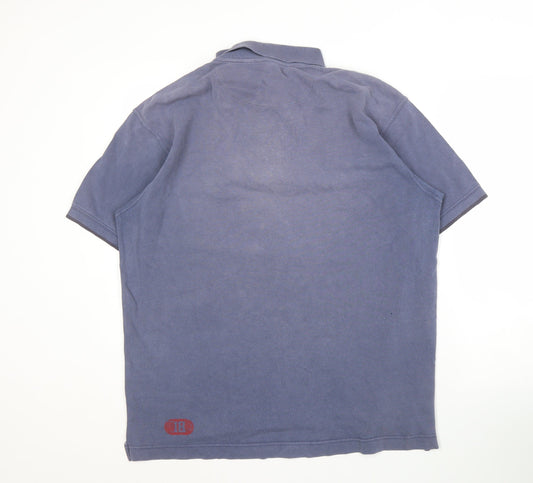 GAP Men's Blue Polo Shirt, Size L, Cotton, Casual Wear