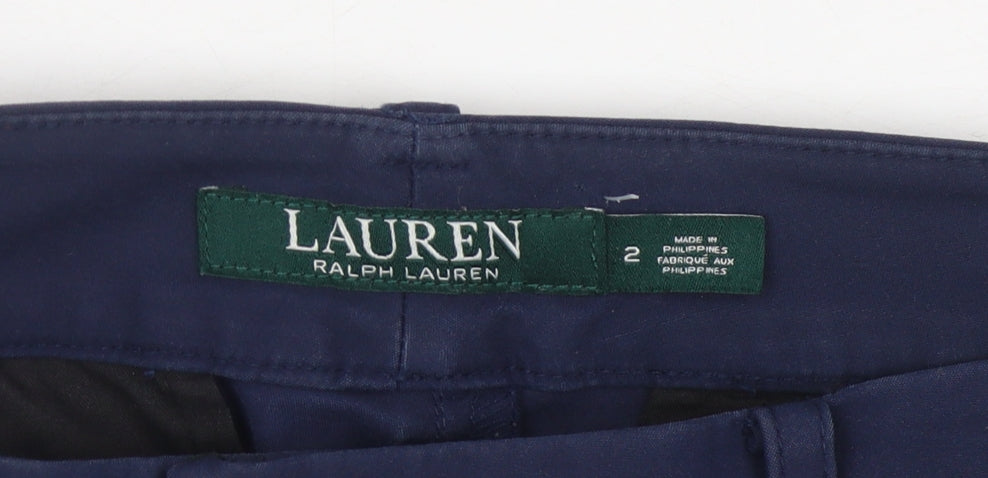 Ralph Lauren Women's Blue Chino Trousers, Size 4