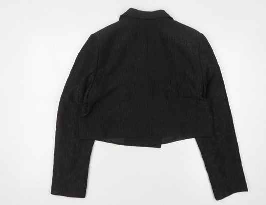 New Look Women's Black Cropped Blazer UK 14