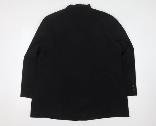 Bonmarché Women's Plus Size Black Long Blazer