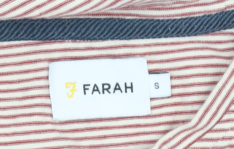 Mens UK Size S Farah Red T-Shirt