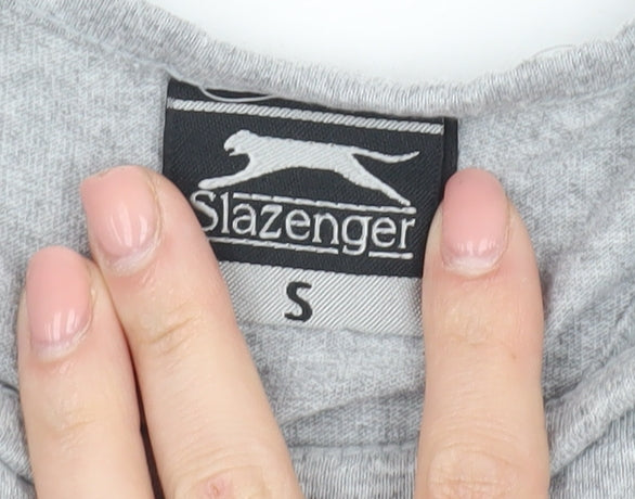 Slazenger Men's Grey Sleeveless T-Shirt - Small, Regular Fit