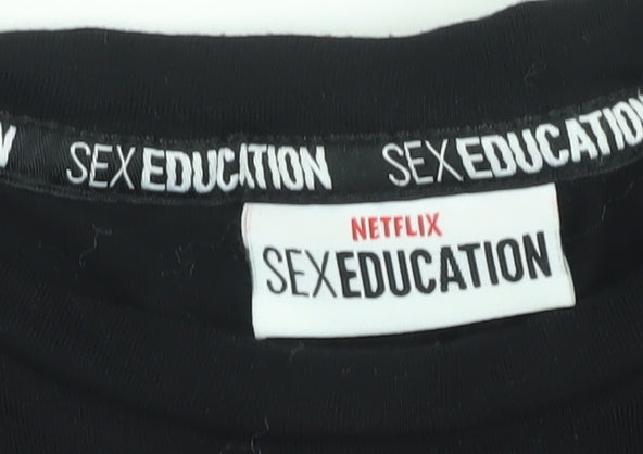 Sex Education Women's Black Long Sleeve Graphic Top XS