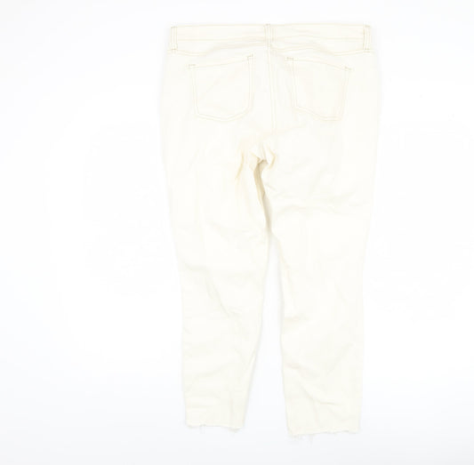 Womens UK Size 14R Gap Jegging Ivory Jeans