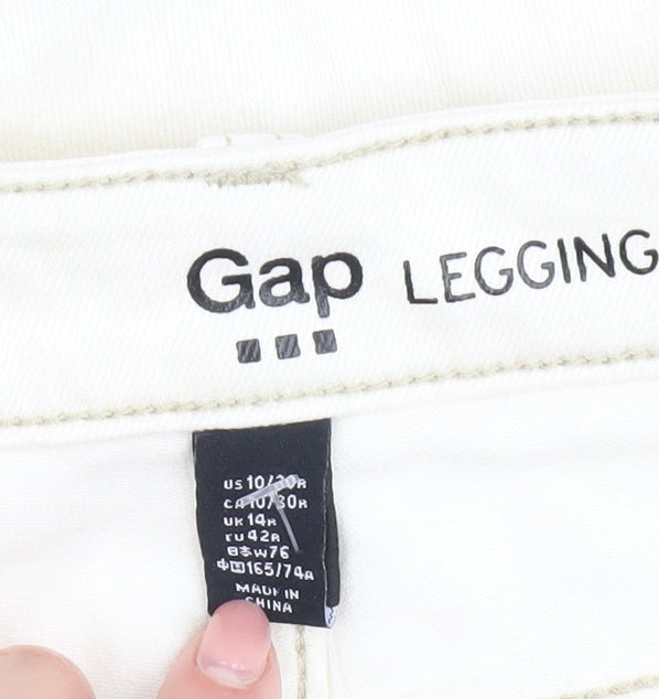 Gap Women's Ivory Jegging Jeans Size 14R
