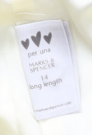 Marks and Spencer Women's A-Line Silk Skirt, Size 14