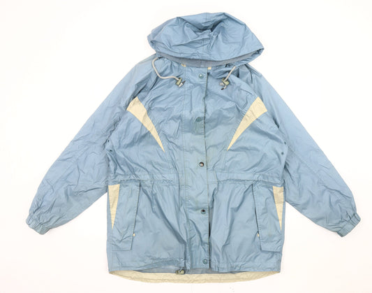 Mens UK Size L Arctic Storm Blue Anorak Coat