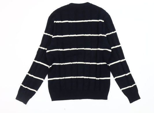 Marks and Spencer Men's Blue L Pullover Jumper