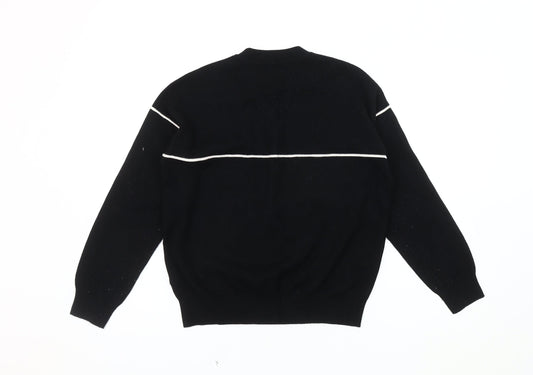 Womens UK Size M Marks and Spencer Black Pullover Jumper