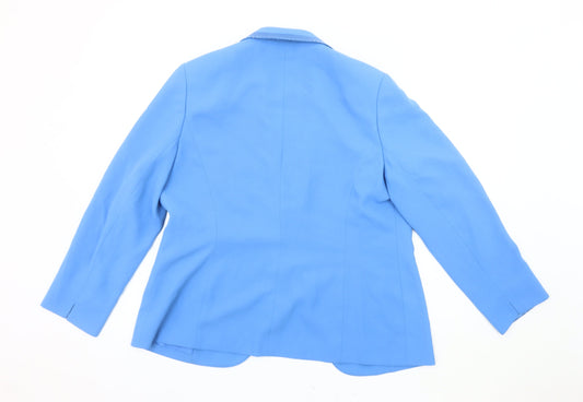 Jacques Vert Women's Blue Blazer, Size 16, Formal Wear