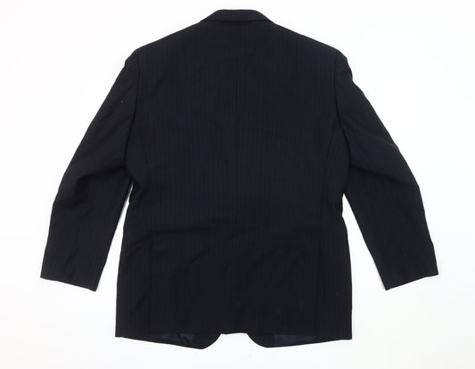 Mens UK Size 42 Scott & Taylor Regular Blue Suit Jacket