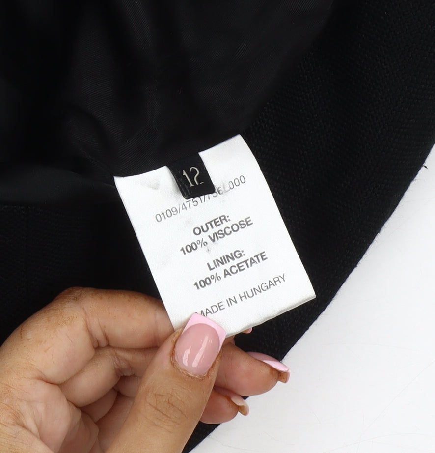 Hobbs Women's Black Blazer Size 12 Classic