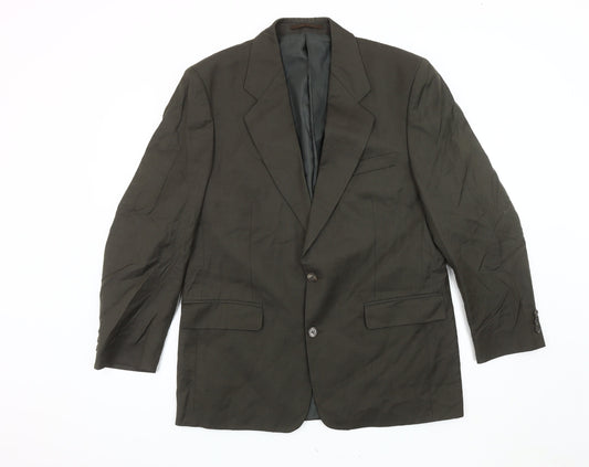 Greenwoods Classic Brown Men's Wool Blazer Jacket