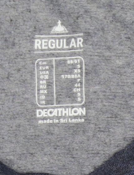 Decathlon Men's Blue Regular Fit T-Shirt S