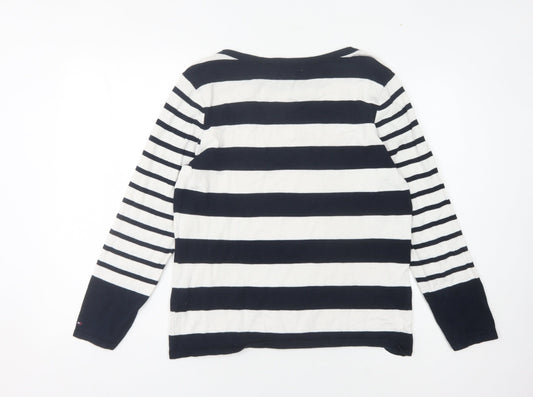 Womens UK Size L Tommy Hilfiger Black Pullover Jumper