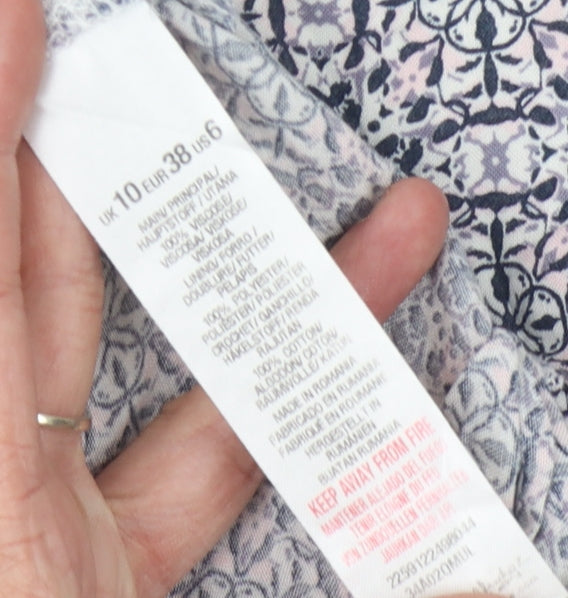 Miss Selfridge Women's Floral Playsuit Size 10 Petites