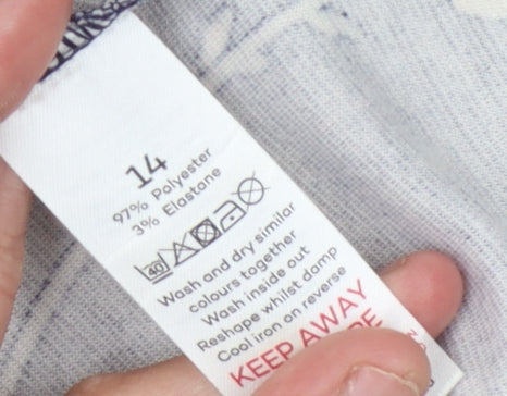 Bonmarché Women's Floral Skirt, Multicoloured, Size 14