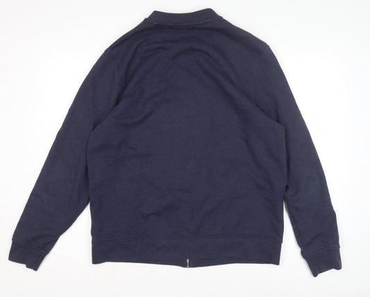 Mens UK Size L Red Herring Blue Basic Jacket