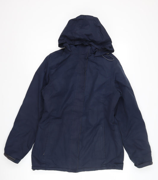 Womens UK Size 14 Regatta Blue Parka Coat