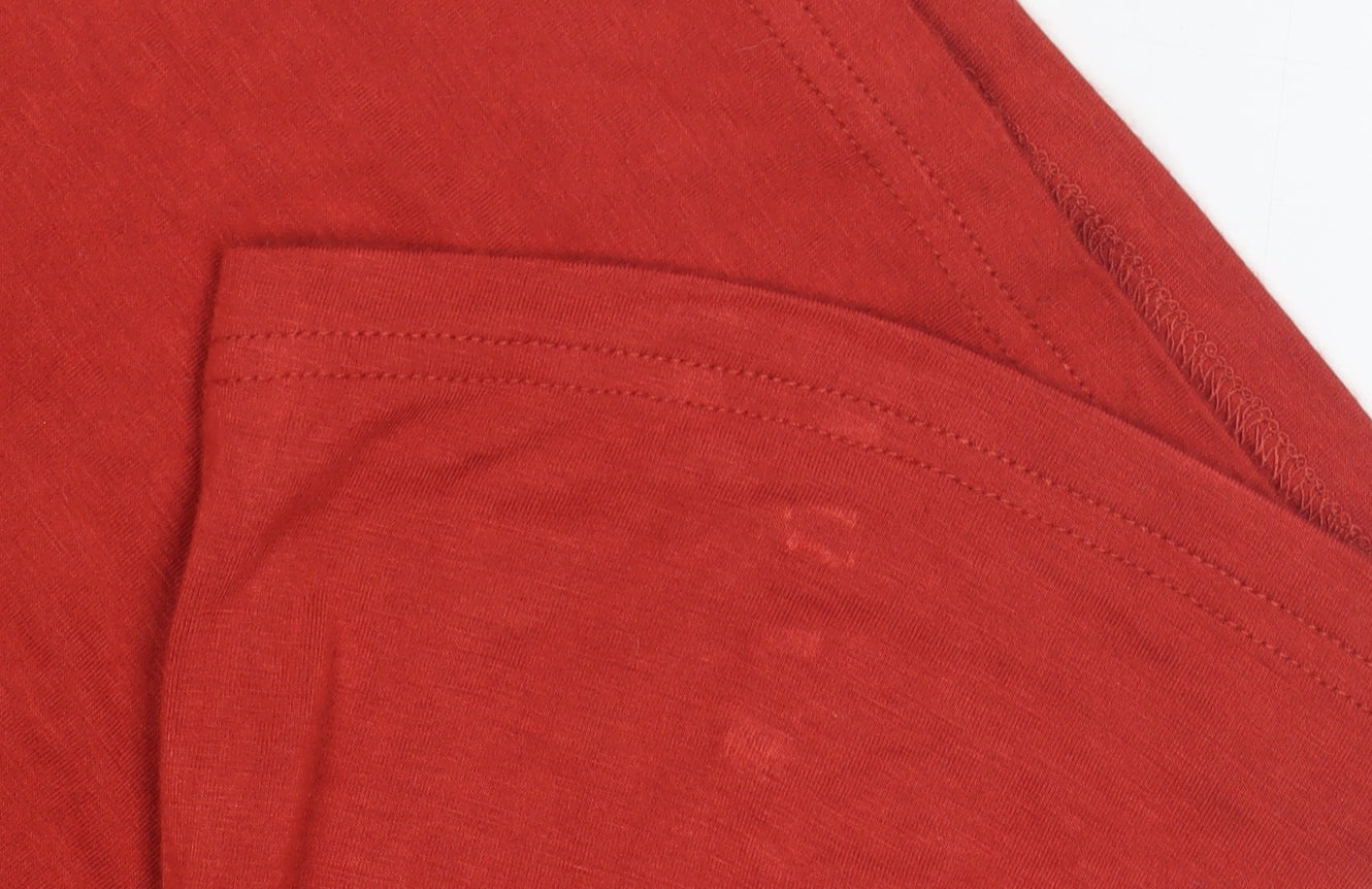 Womens UK Size 18 BM Red T-Shirt