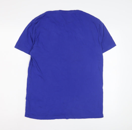 Ralph Lauren Men’s Blue Barcelona Graphic T-Shirt M