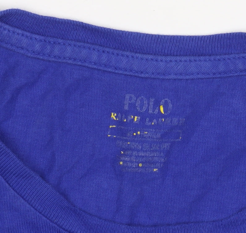 Ralph Lauren Men’s Blue Barcelona Graphic T-Shirt M