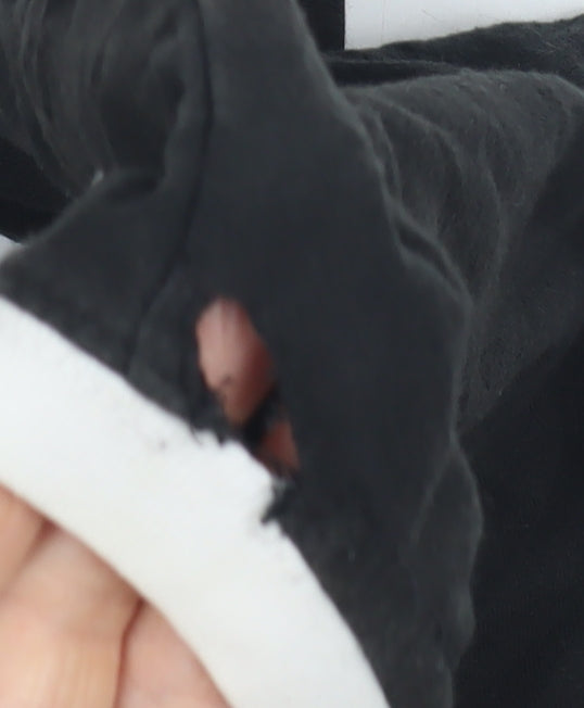 Vans Men's Black Graphic Print T-Shirt, Size M, Crew Neck